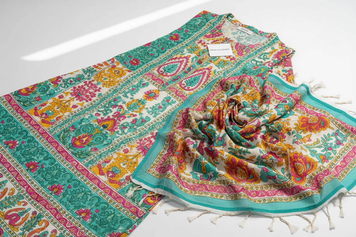 Printed Lawn Kurta - Summer Breeze