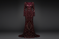 Formal Velvet Dress - Royal Burgundy