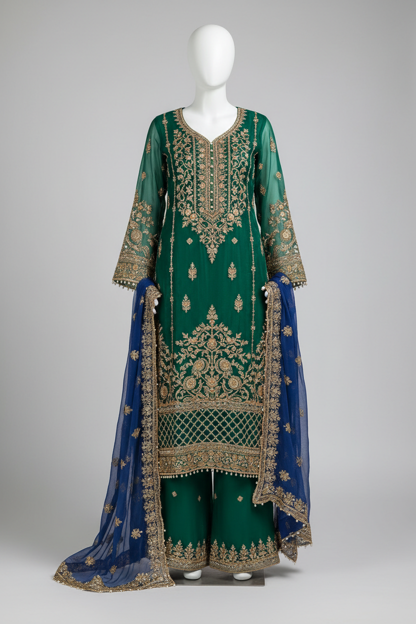 Chiffon Formal Desi Suit