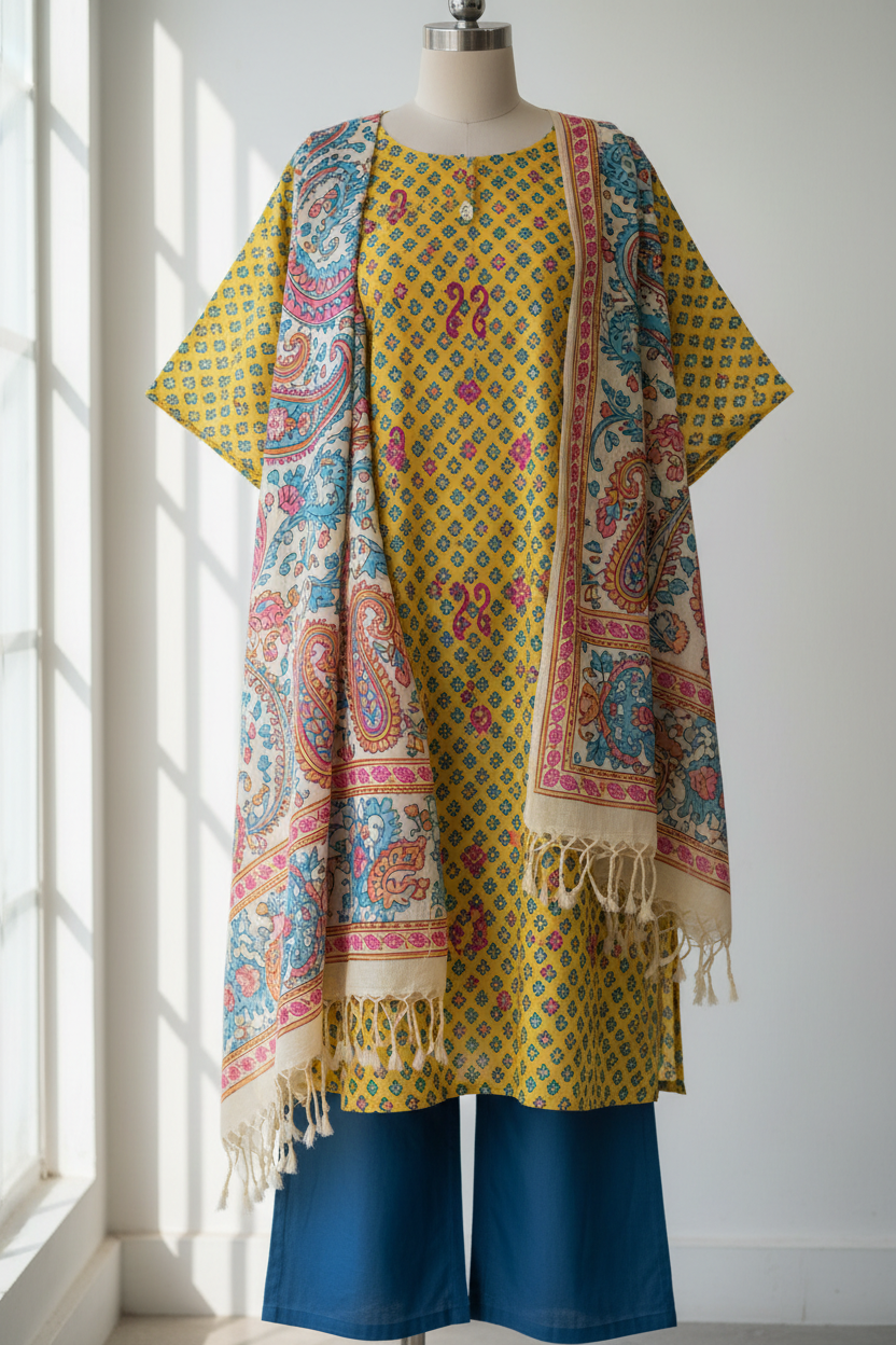 Cotton Casual Desi Suit